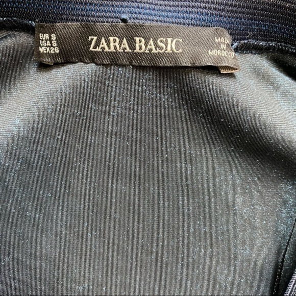 Zara Velvet Dress Size S womens tunic mini dress small - Picture 5 of 8